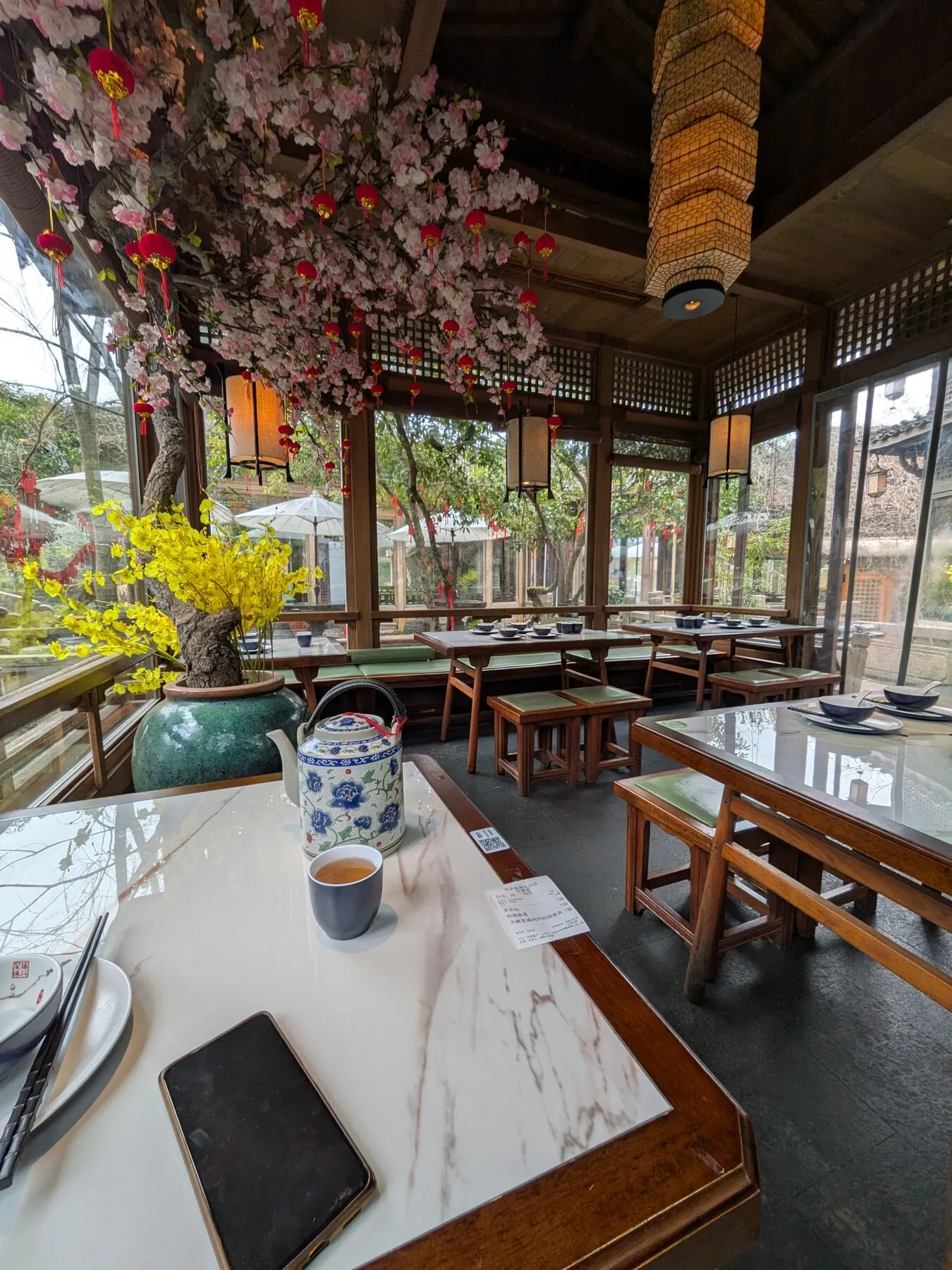 Green Tea Restaurant interior